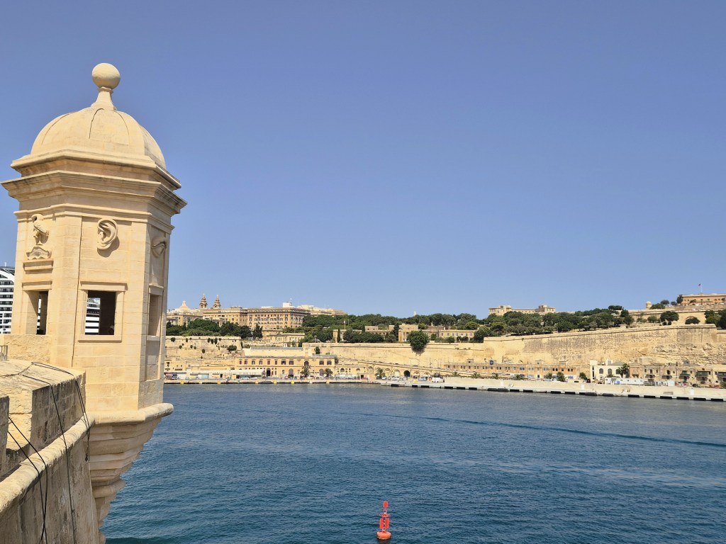 View of Valletta from the Three cities (Senglea).