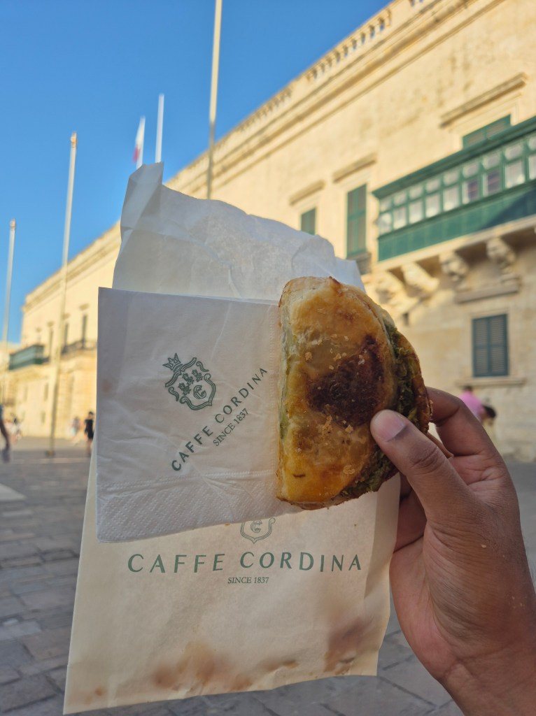 Pastizz- stuffed Maltese savoury puff pastry