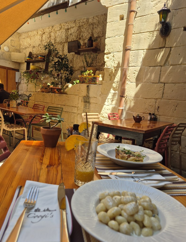 Coogi's, an Italian restaurant in Mdina
