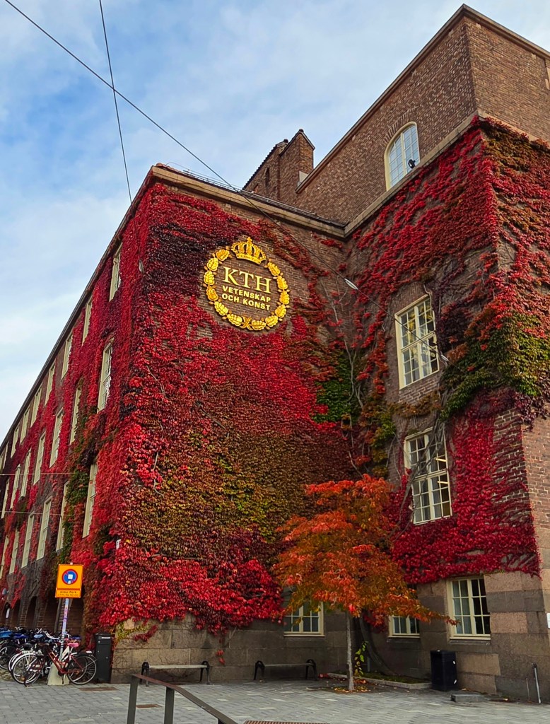 KTH, Stockholm wrapped in autumn colours