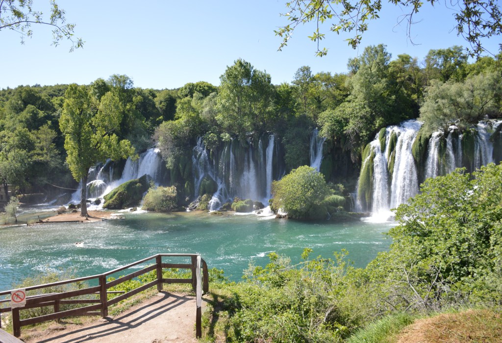 Kravica waterfalls in Herzegovina