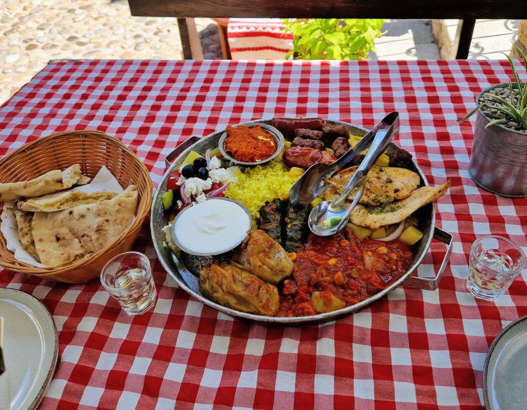 Sultan’s Feast, A spread of Bosnian delicacies in Mostar.