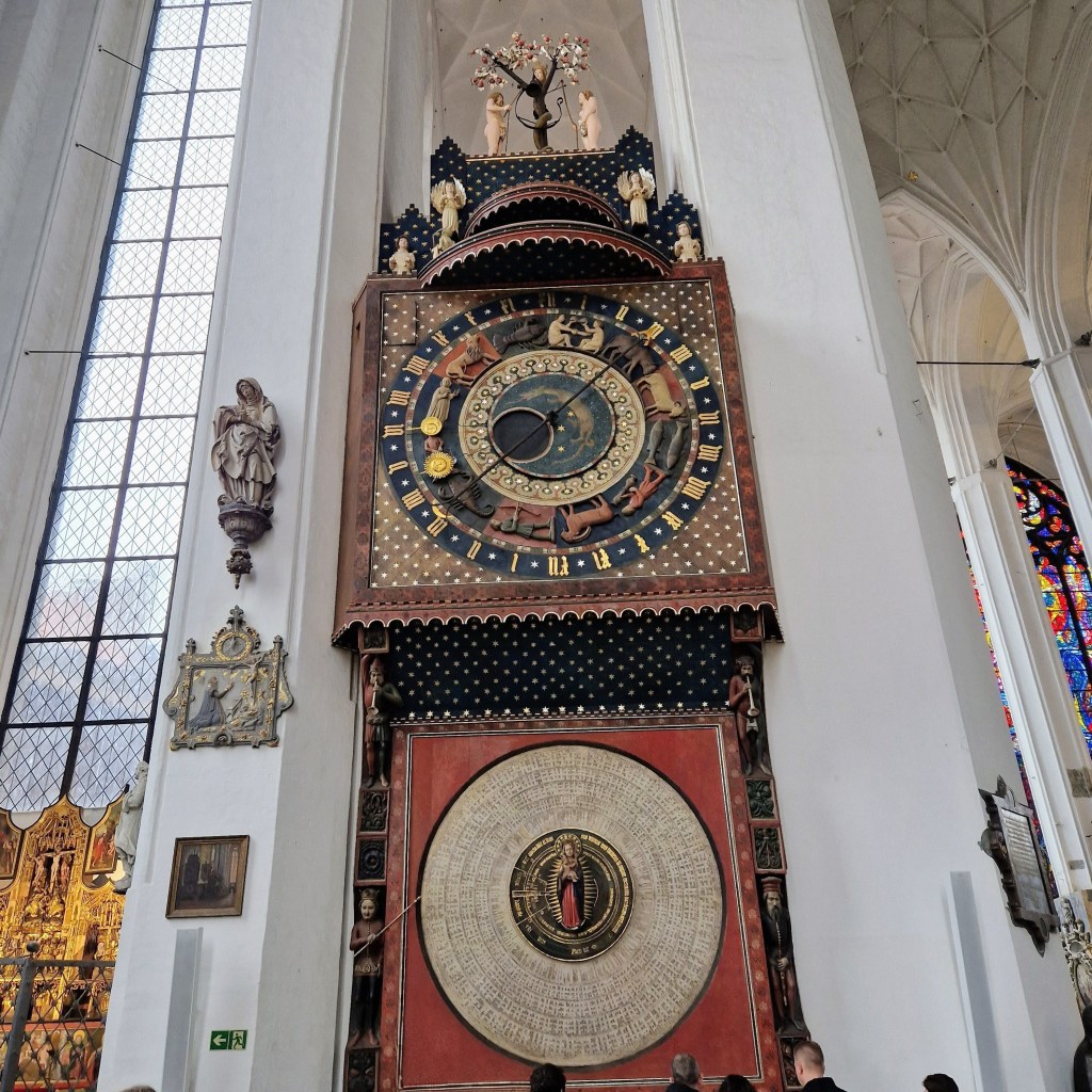Astronomical Clock in St. Mary’s Basilica, Gdansk