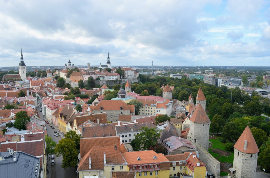 Panoramic view of Tallinn, Estonia
