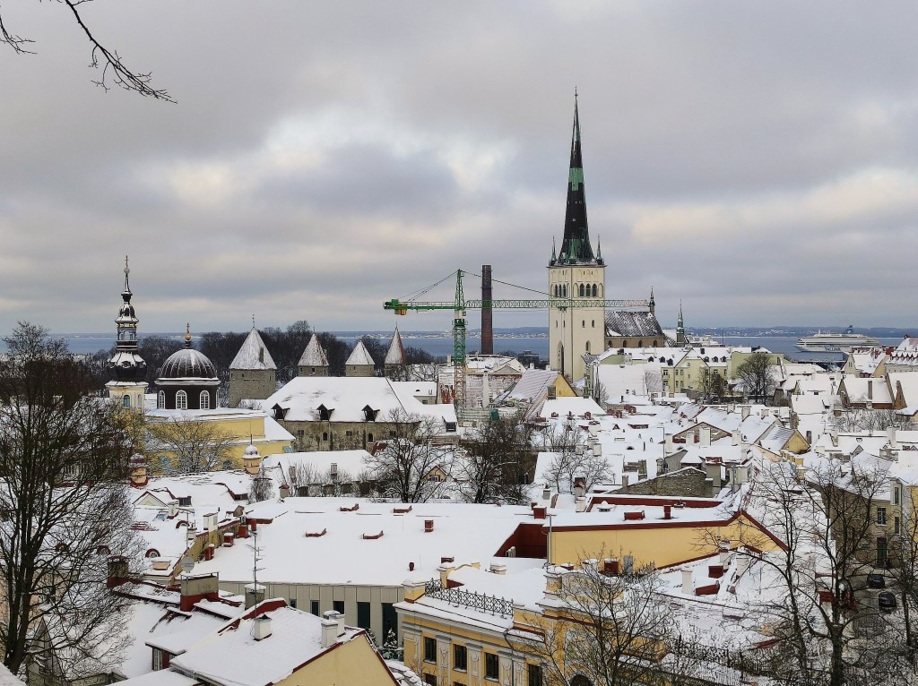 Panoramic view of Tallinn from its viewpoints