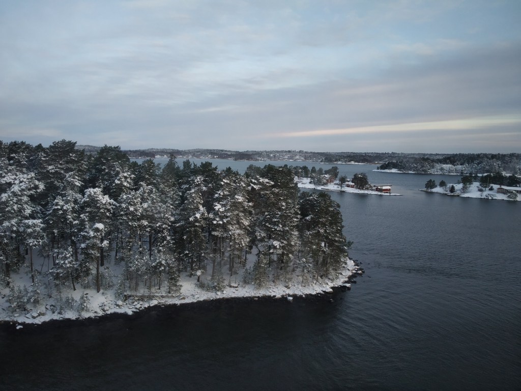 Stockholm archipelago (skärgård), in winter