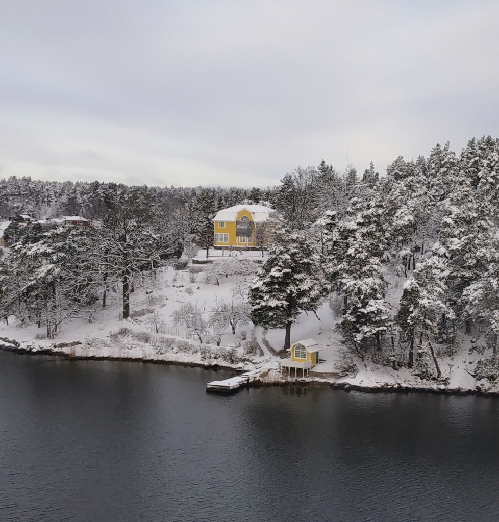 Stockholm archipelago (skärgård), in winter