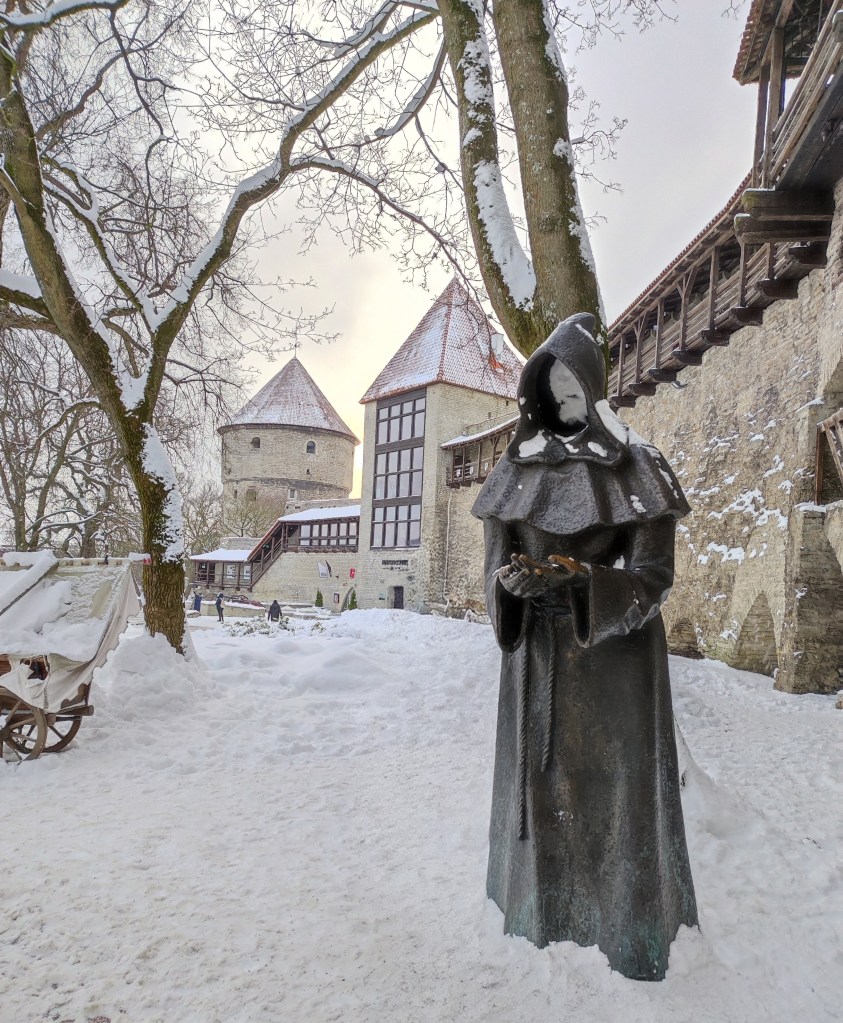 Danish King's Garden, Tallinn, in winter