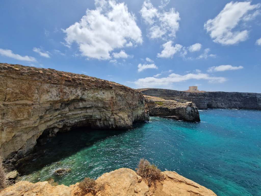 The Crystal Lagoon in Comino, Malta