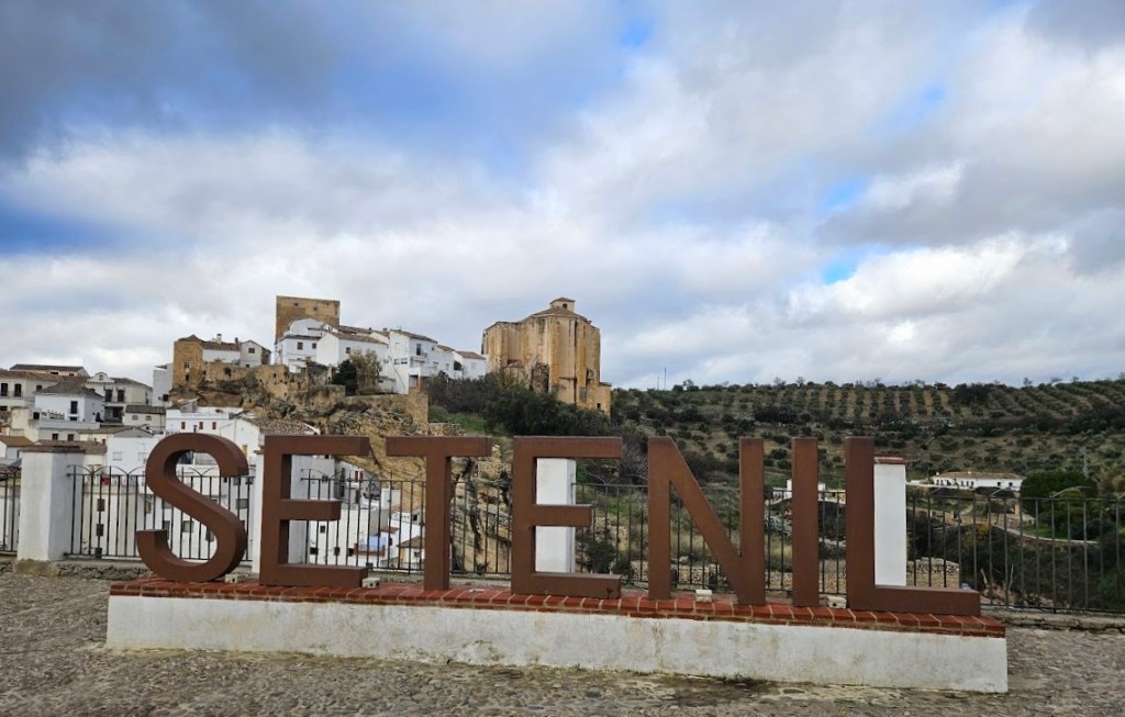 Setenil sign and viewpoint in Setenil de las Bodegas