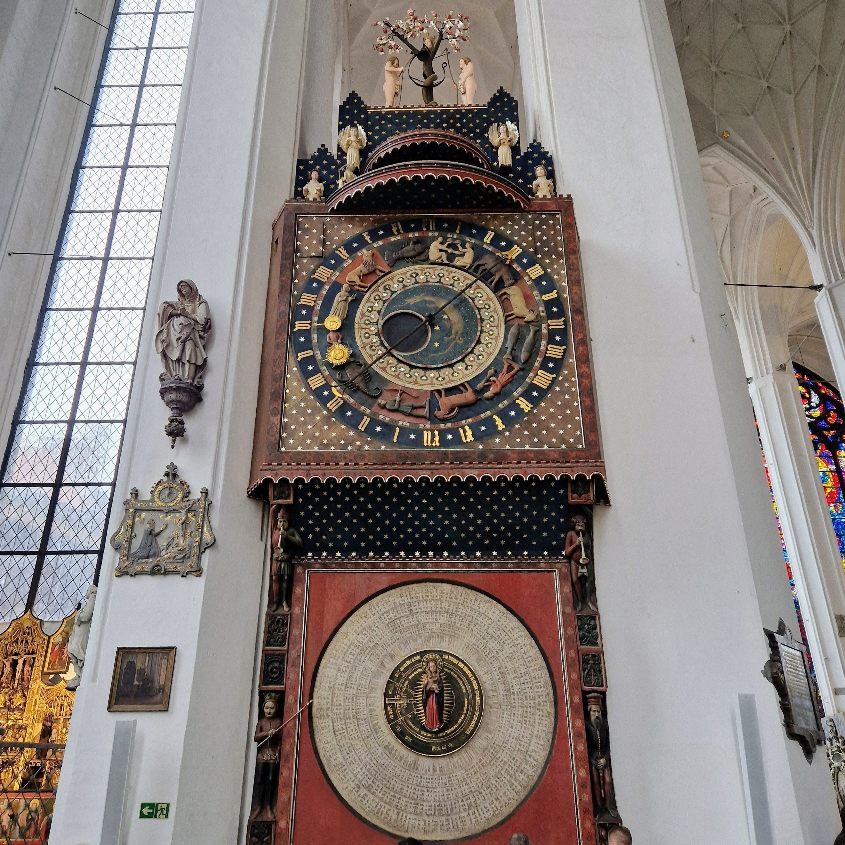 Astronomical Clock in St. Mary’s Basilica, Gdansk