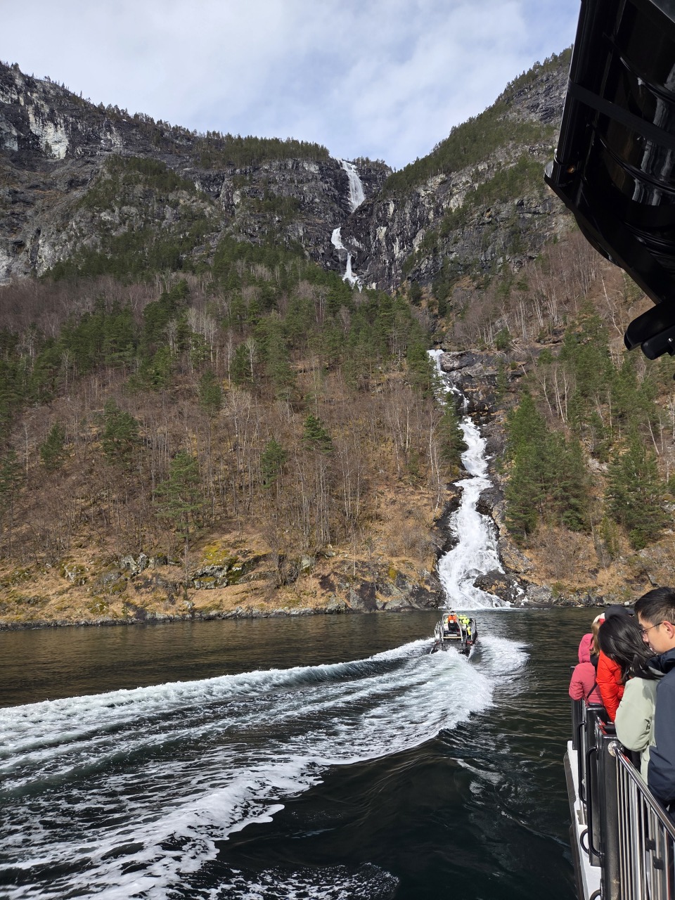 Lægdafossen in the Nærøyfjord