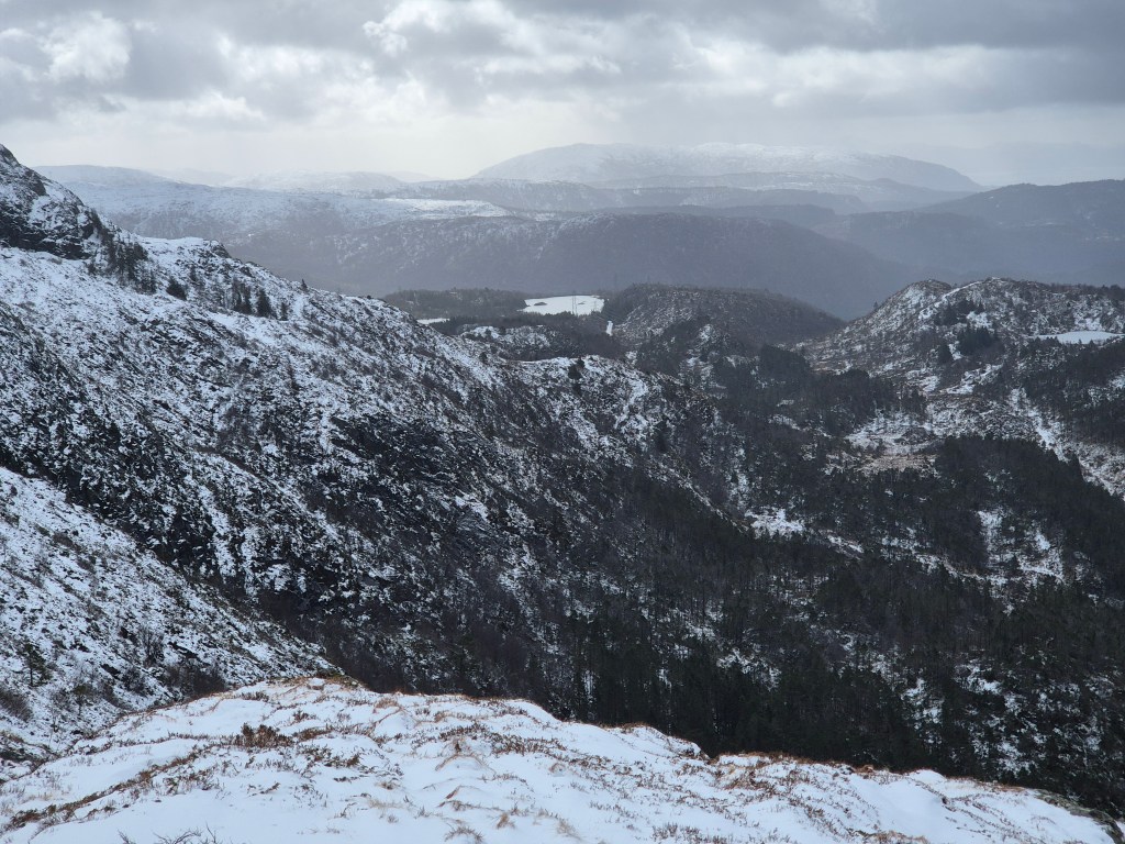 At the summit of Mount Ulriken, Bergen