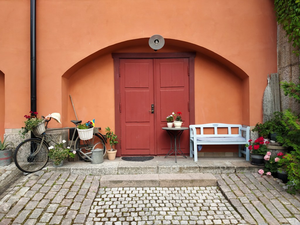 A photogenic corner near the Kastell in Vaxholm, Stockholm archipelago