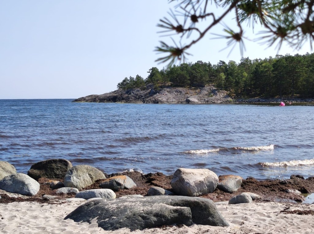 Storsand beach in Nåttarö in the southern Stockholm archipelago